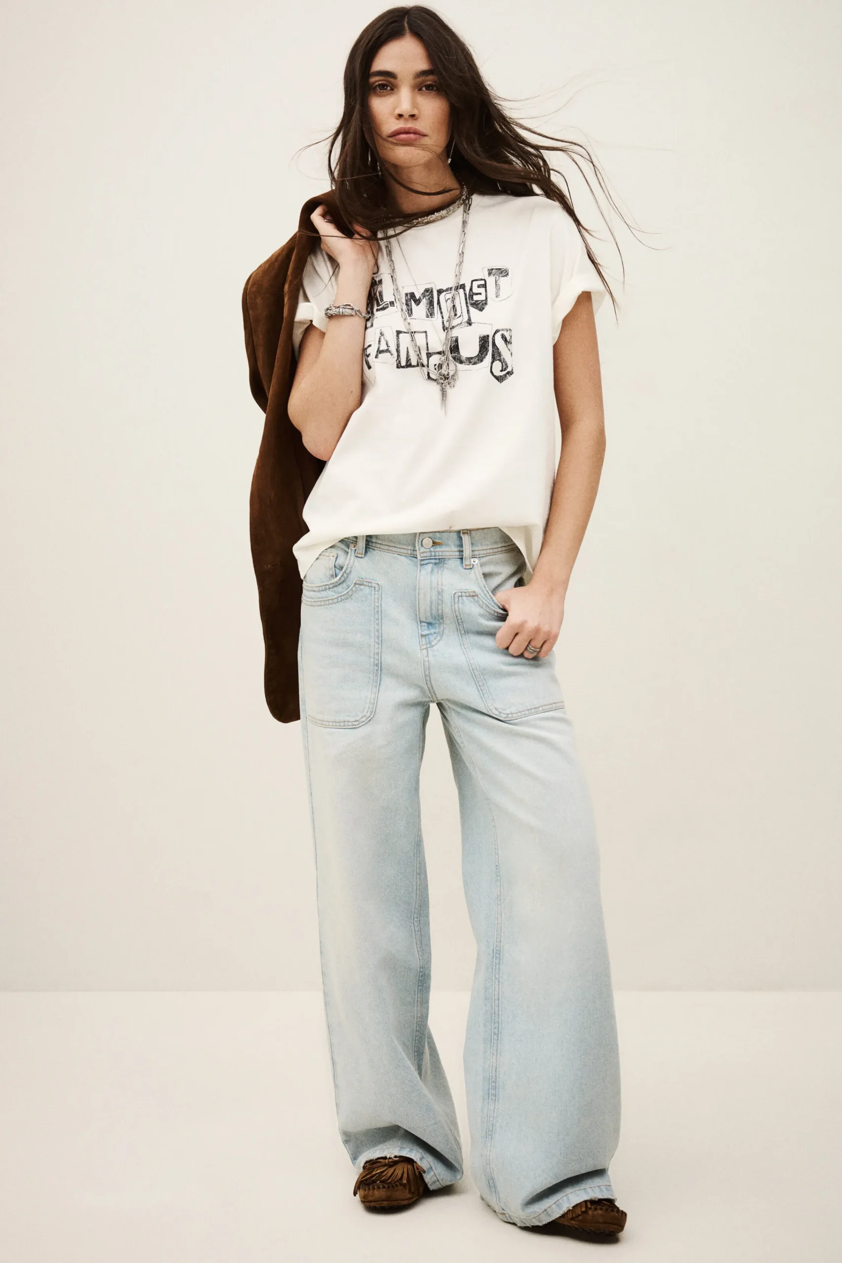 Ba&Sh RALFA camiseta de cuello redondo ECRU Outlet