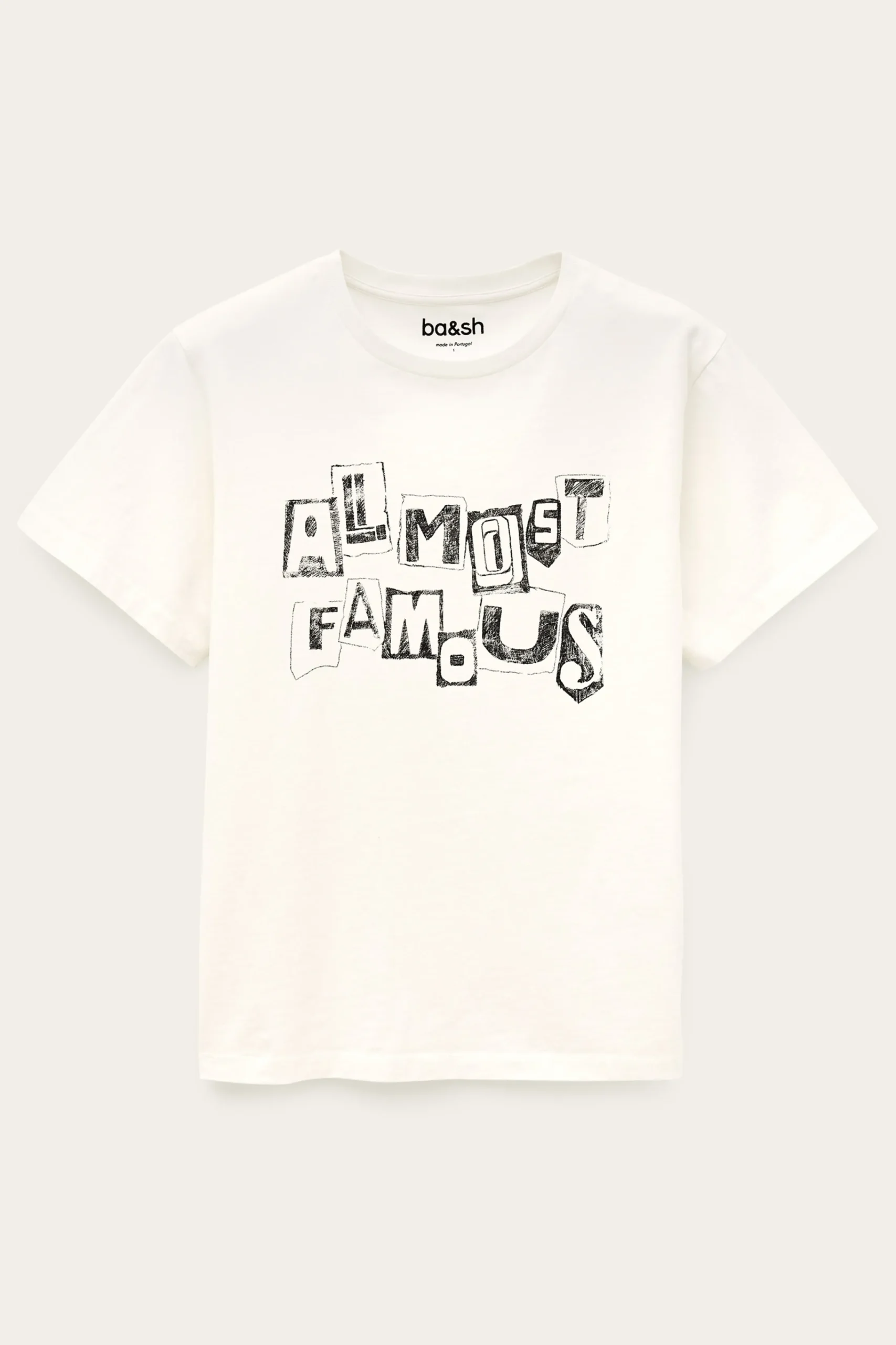 Ba&Sh RALFA camiseta de cuello redondo ECRU Outlet