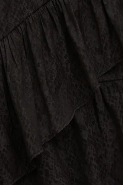 Ba&Sh RINO minifalda estampada NEGRO Best