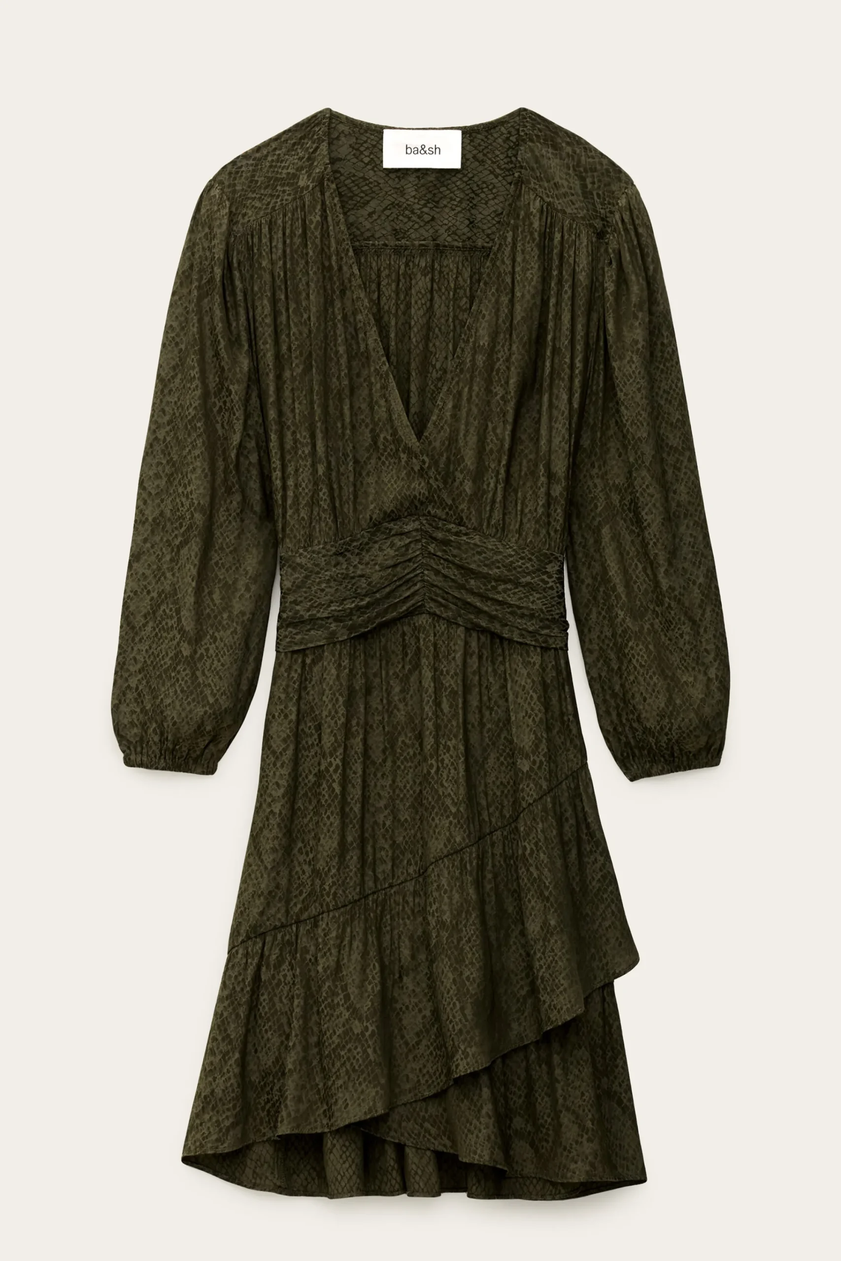 Ba&Sh ROMEA vestido corto estampado VERDE Online