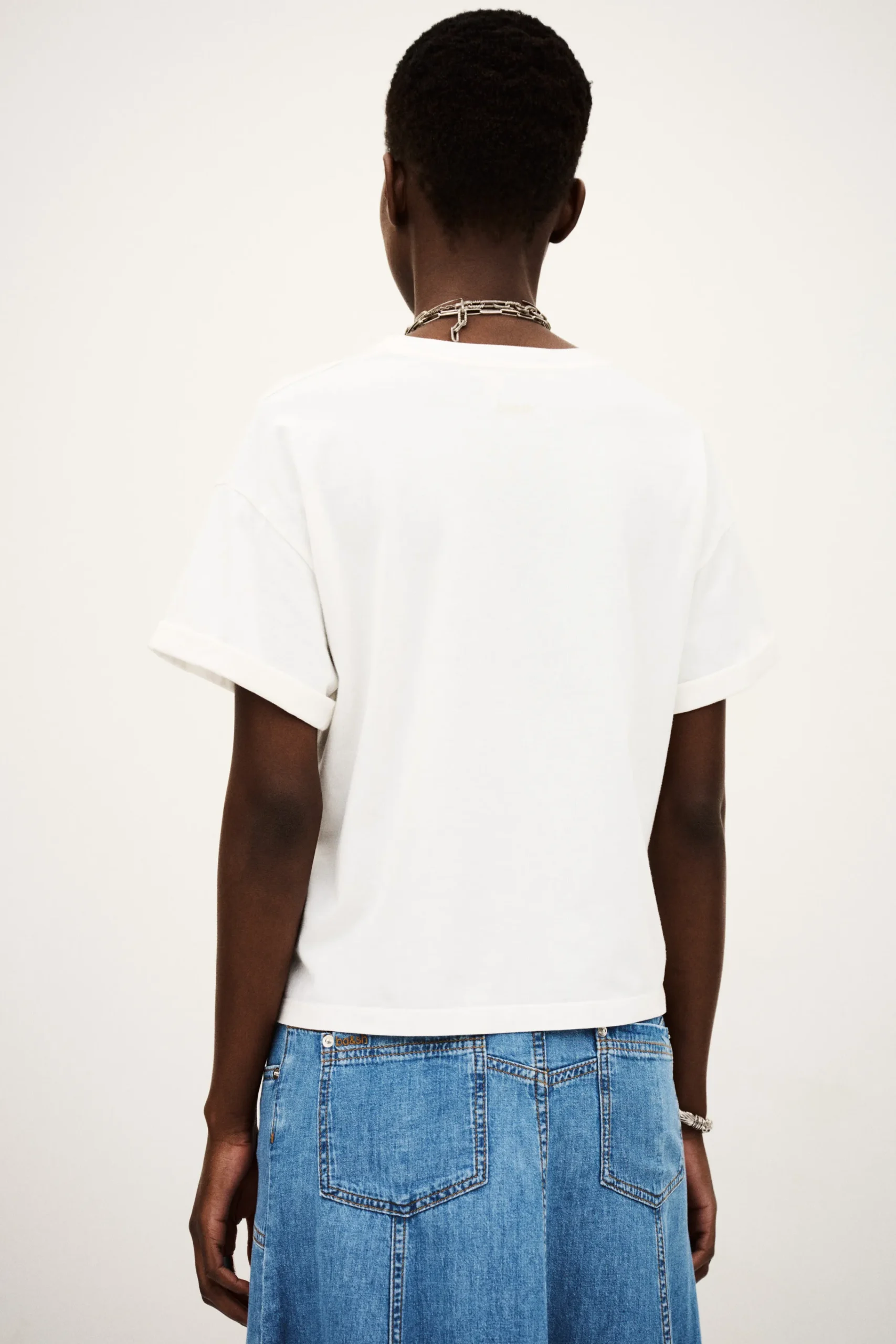 Ba&Sh ROSIE camiseta de manga corta ECRU Clearance