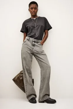 Ba&Sh ROSIE top de manga corta GRIS New