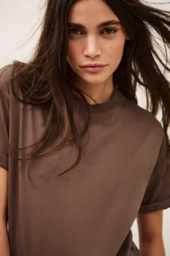 Ba&Sh ROSIE T-SHIRT MARRON Clearance