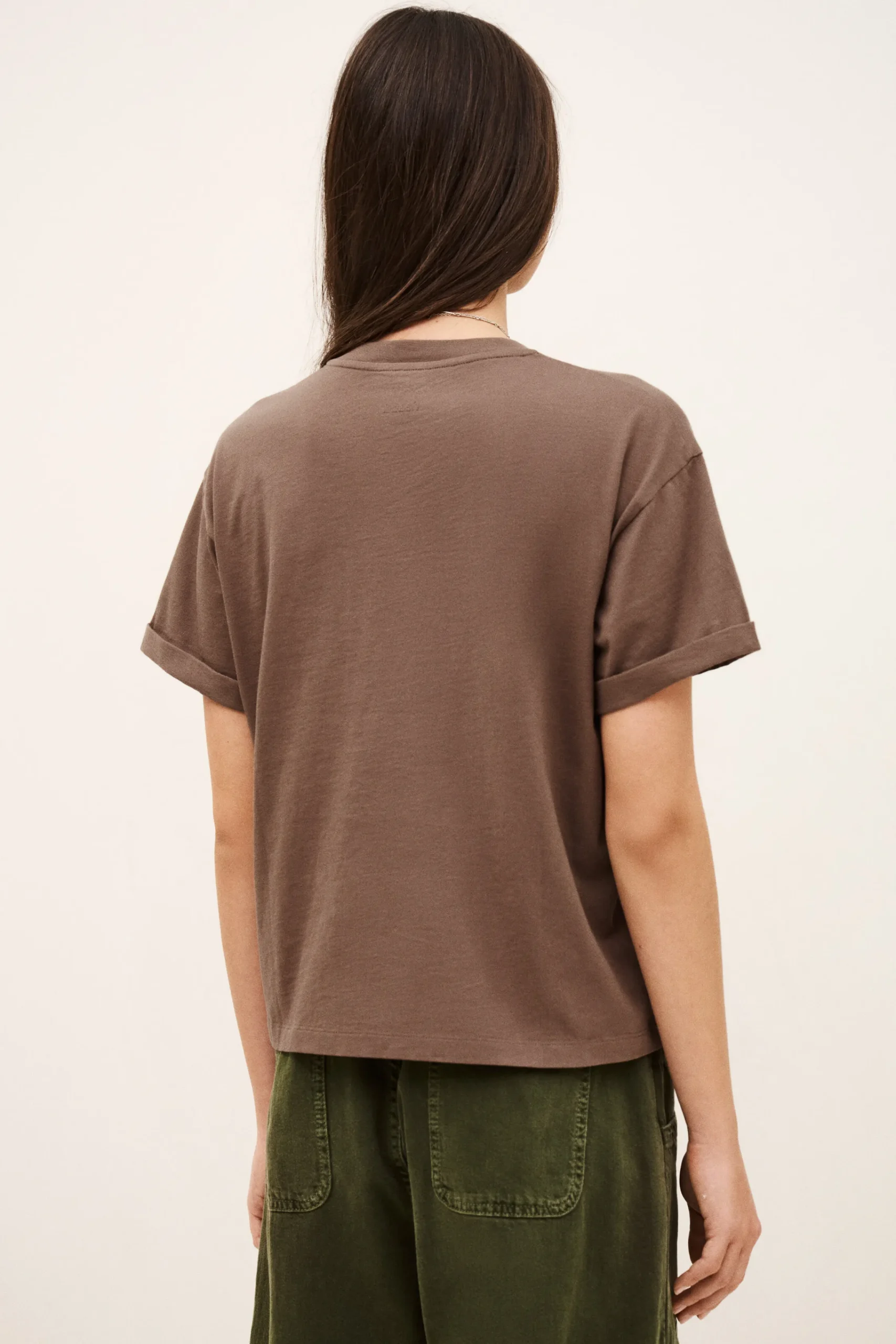 Ba&Sh ROSIE T-SHIRT MARRON Clearance
