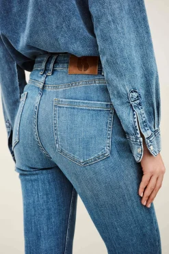 Ba&Sh ROSS mid-rise waist jeans AZUL Best