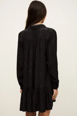 Ba&Sh ROSYNA vestido camisero corto NEGRO Best