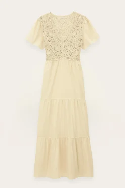 Ba&Sh SANDY vestido midi ECRU Best