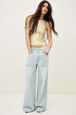Ba&Sh SHADEY camiseta canale efecto lurex ORO Hot