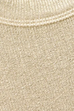Ba&Sh SHADEY camiseta canale efecto lurex ORO Hot