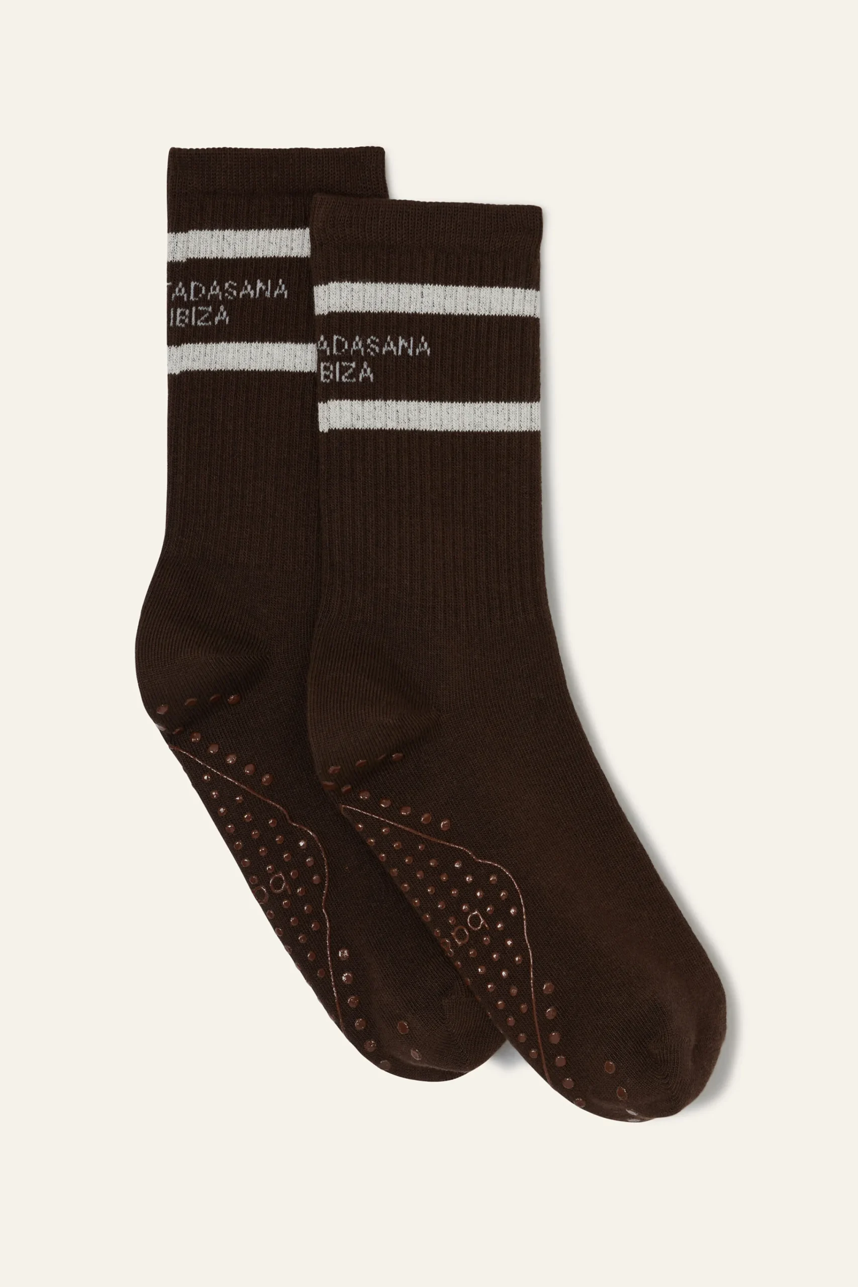 Ba&Sh SHAN High cotton socks MARRON New