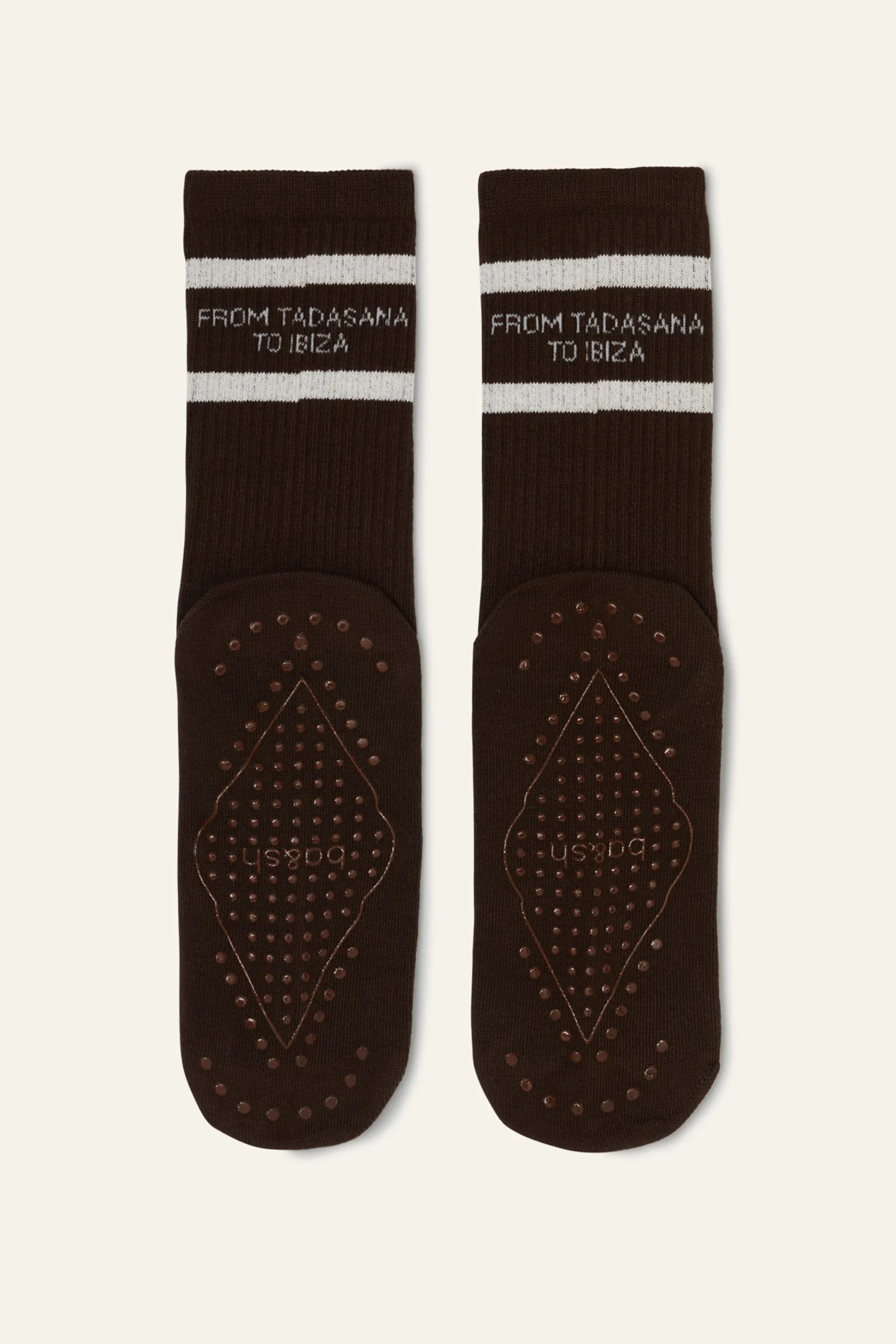 Ba&Sh SHAN High cotton socks MARRON New