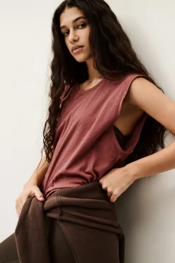 Ba&Sh SHAVA camiseta sin mangas PINK Hot