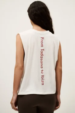 Ba&Sh SHAVA camiseta sin mangas ECRU Clearance