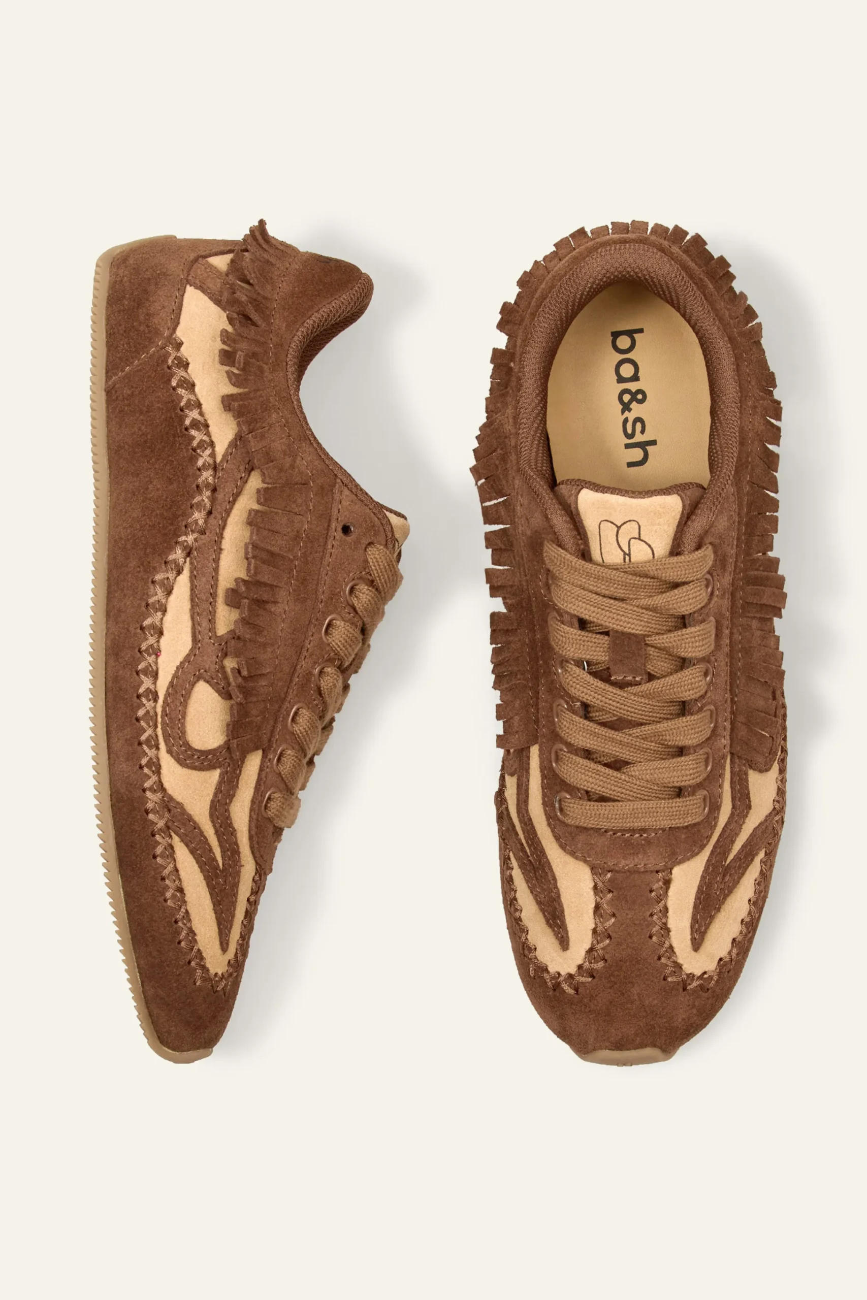 Ba&Sh SNEAKERS CELLESTE MARRON New