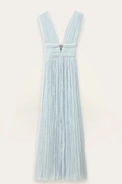 Ba&Sh TANIA vestido largo AZUL Outlet