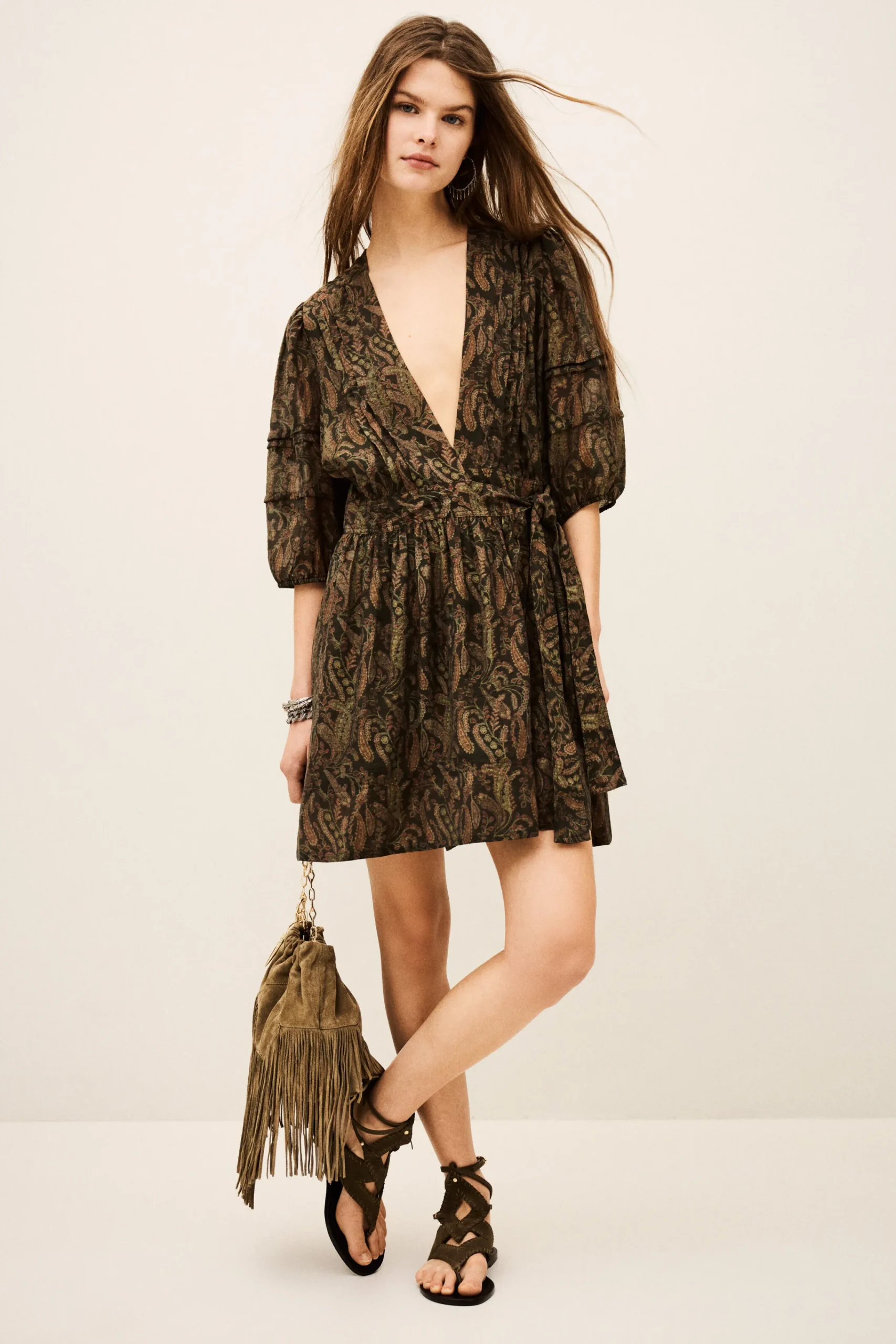 Ba&Sh TEODORA DRESS VERDE Online