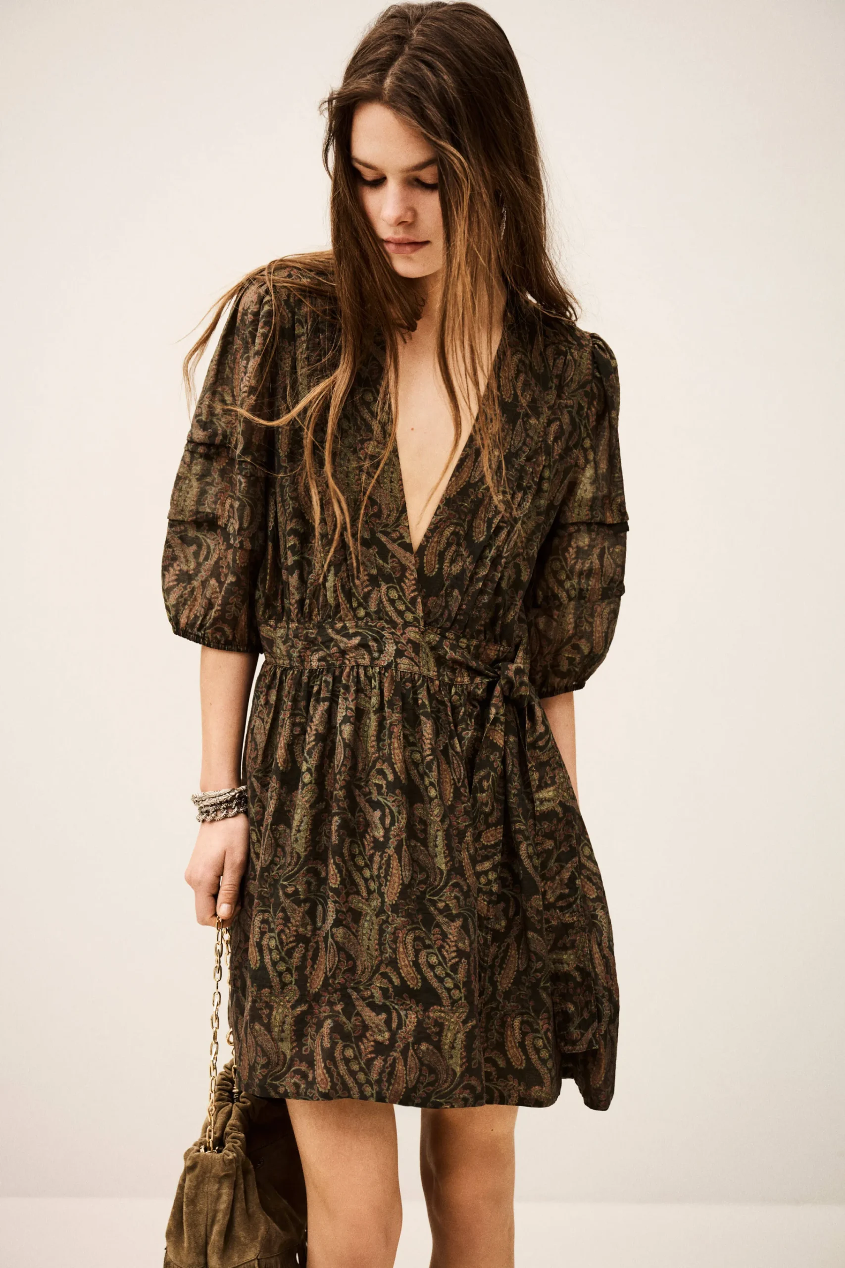 Ba&Sh TEODORA DRESS VERDE Online