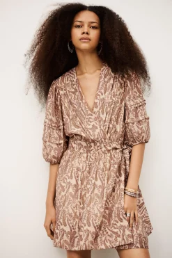 Ba&Sh TEODORA DRESS ECRU Clearance