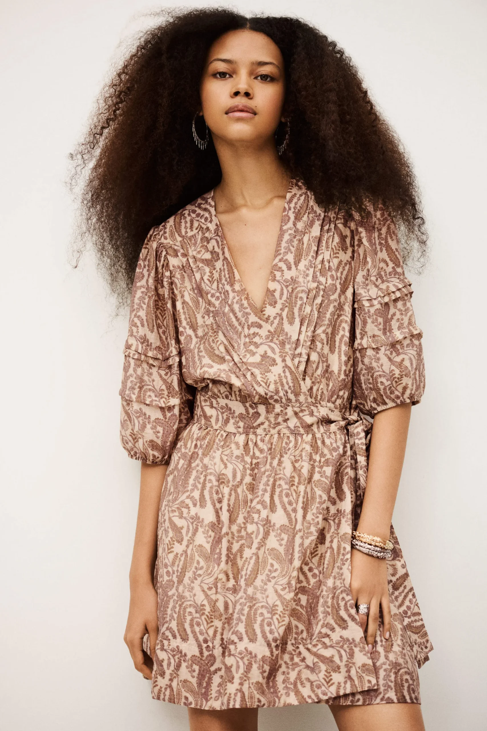 Ba&Sh TEODORA DRESS ECRU Clearance