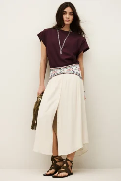 Ba&Sh TILANA SKIRT ECRU