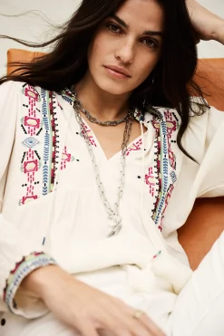 Ba&Sh TILT BLOUSE ECRU
