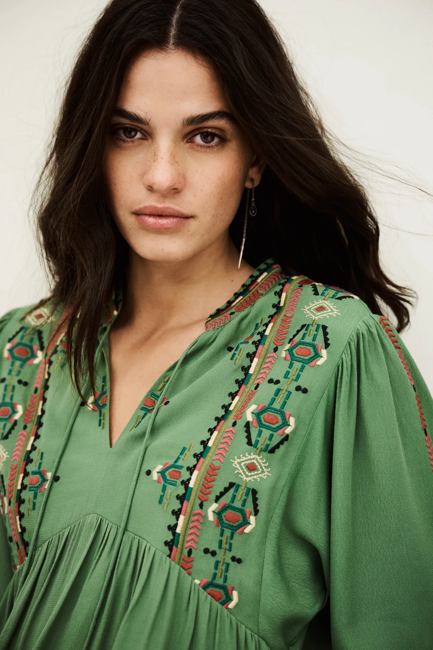 Ba&Sh TILT BLOUSE VERDE Clearance