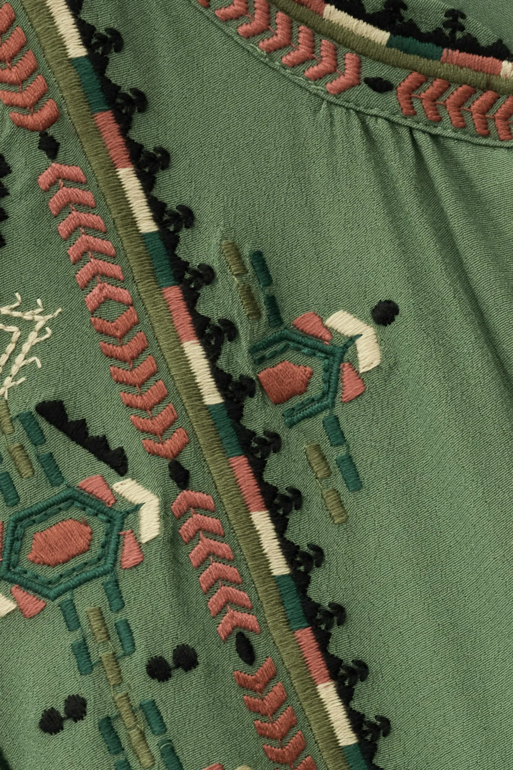 Ba&Sh TILT BLOUSE VERDE Clearance