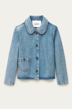 Ba&Sh TINY chaqueta de manga tres cuartos AZUL Outlet