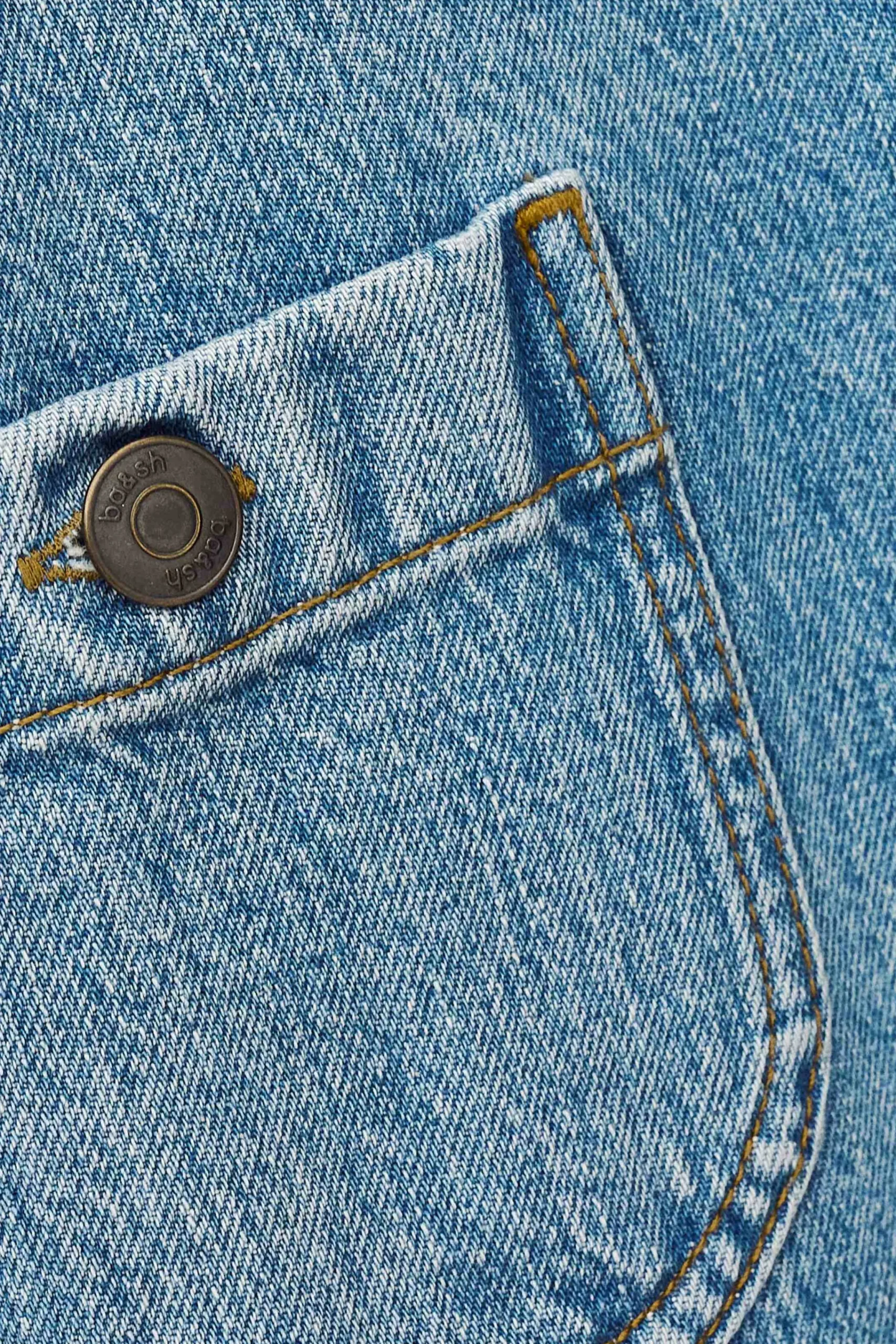 Ba&Sh TINY chaqueta de manga tres cuartos AZUL Outlet