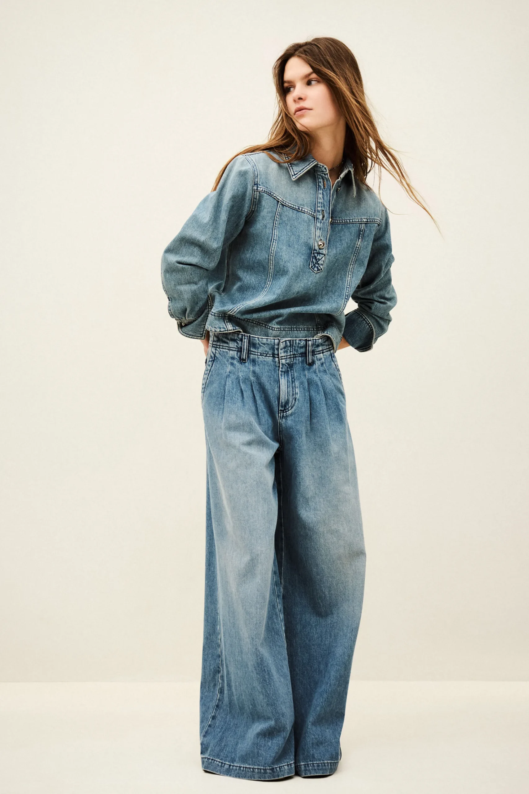 Ba&Sh TOBY JEAN AZUL Clearance
