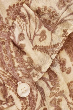Ba&Sh TUNELLA camisa clásica con volantes ECRU Best