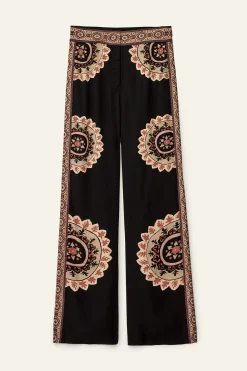 Ba&Sh VALLA pantalón acampanado estampado € 215 € 172 GRIS Discount