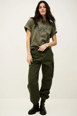 Ba&Sh VERO camiseta solidaria VERDE Outlet