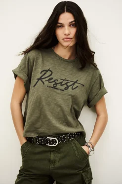 Ba&Sh VERO camiseta solidaria VERDE Outlet