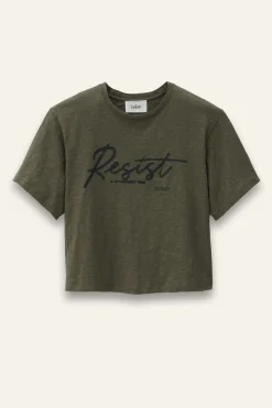 Ba&Sh VERO camiseta solidaria VERDE Outlet