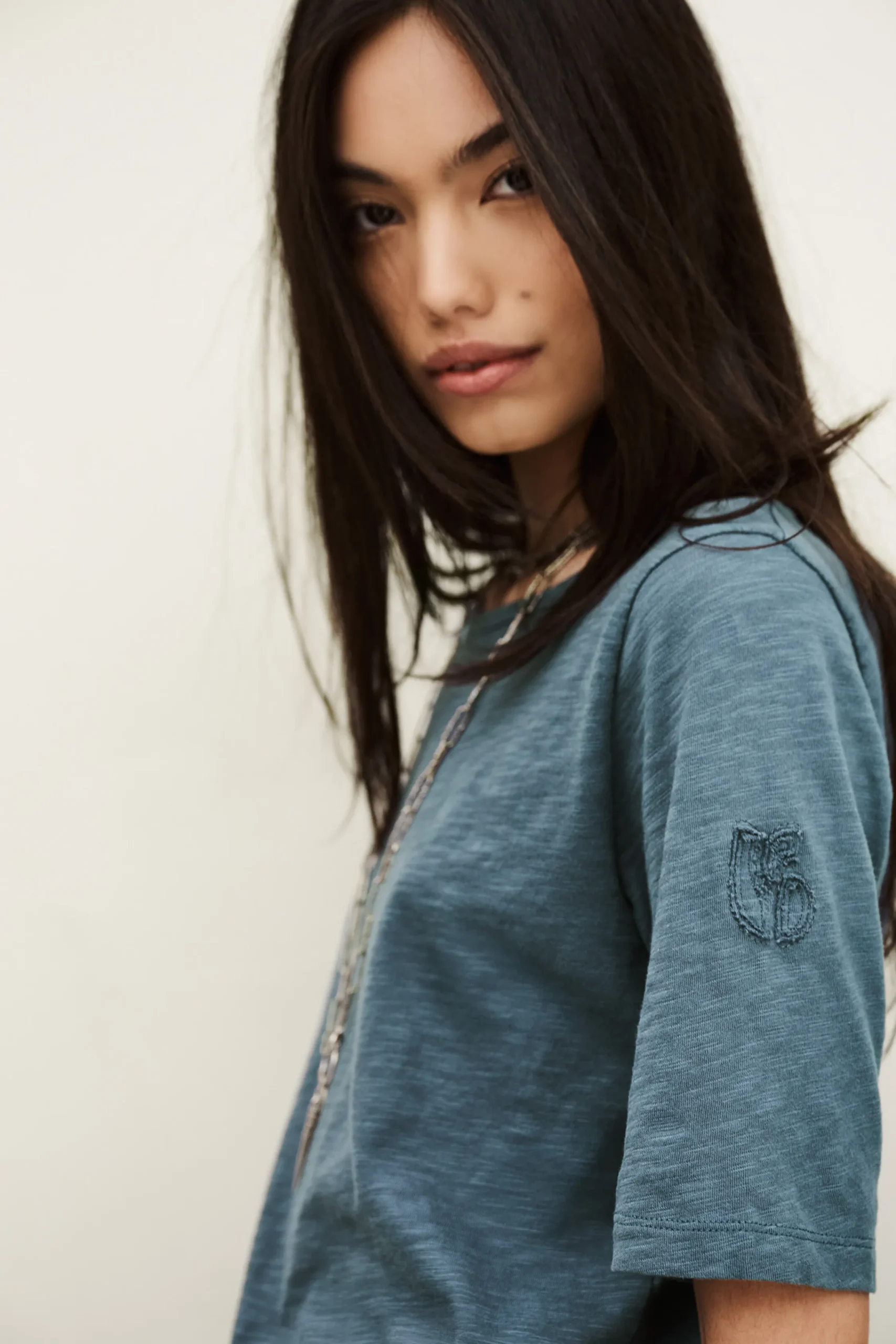 Ba&Sh VINA T-SHIRT AZUL New