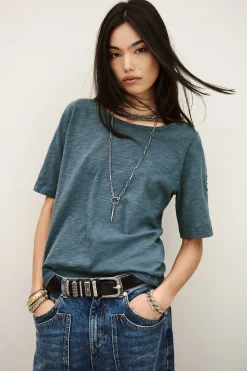Ba&Sh VINA T-SHIRT AZUL New