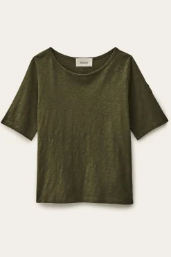 Ba&Sh VINA T-SHIRT VERDE Outlet