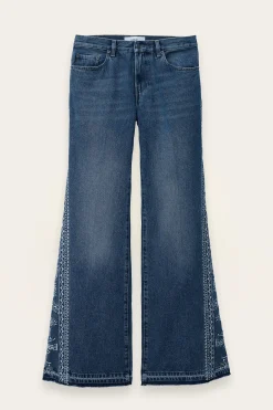 Ba&Sh VIVY vaqueros acampanados AZUL Clearance