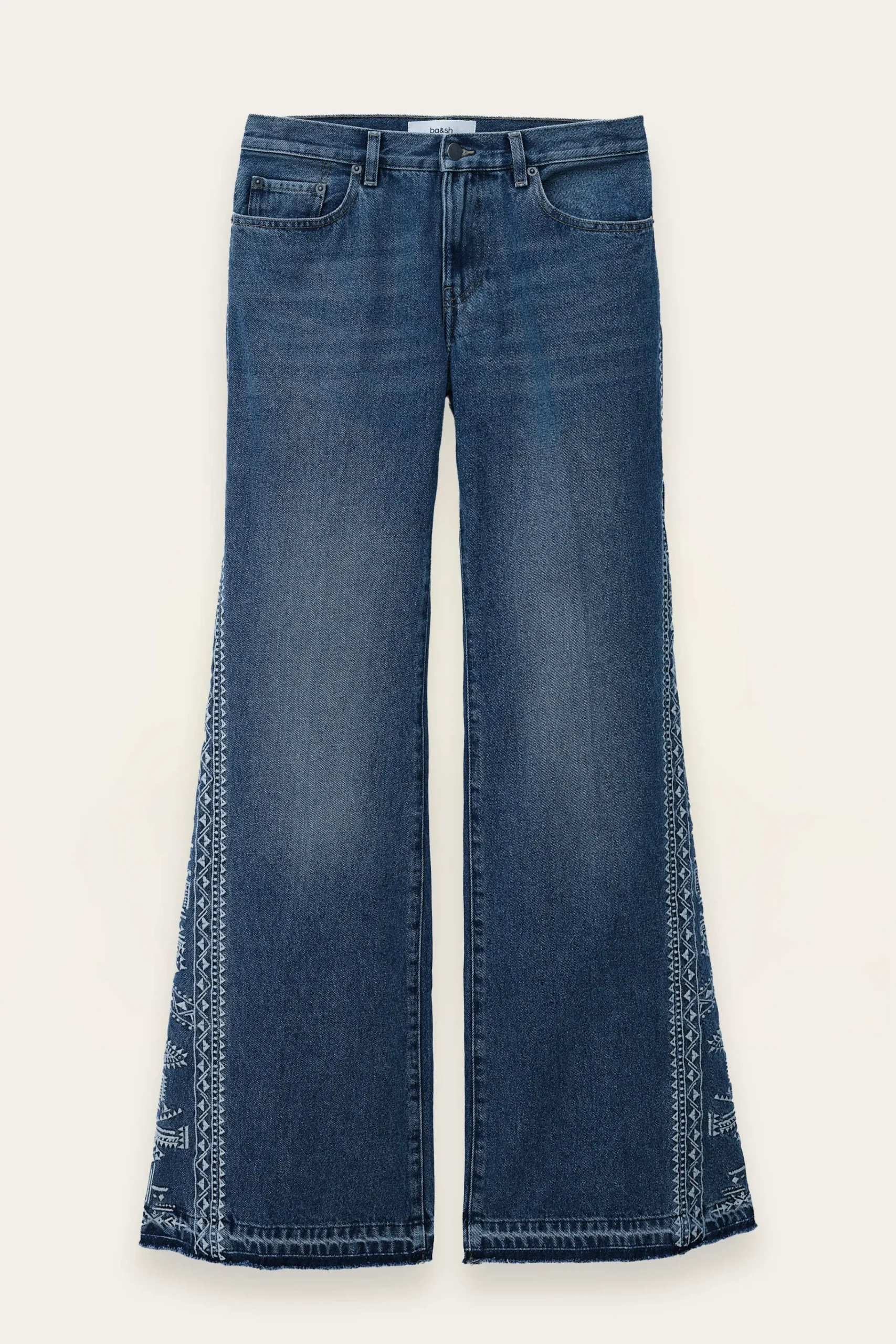 Ba&Sh VIVY vaqueros acampanados AZUL Clearance
