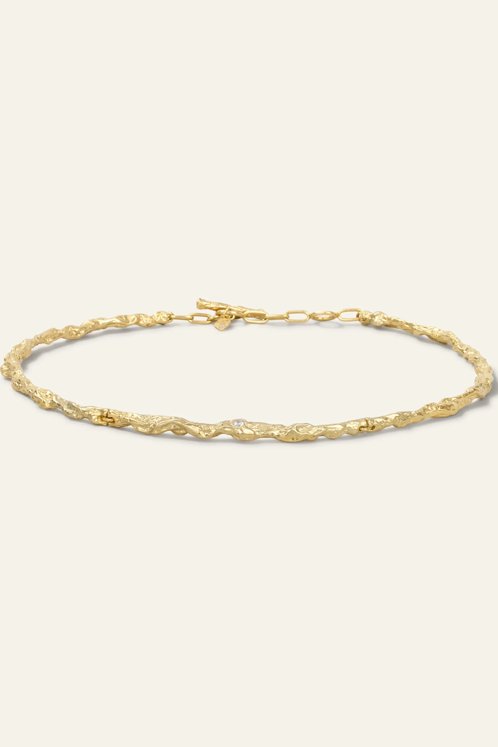 Ba&Sh WENDY collar de cadena con circonita ORO Clearance