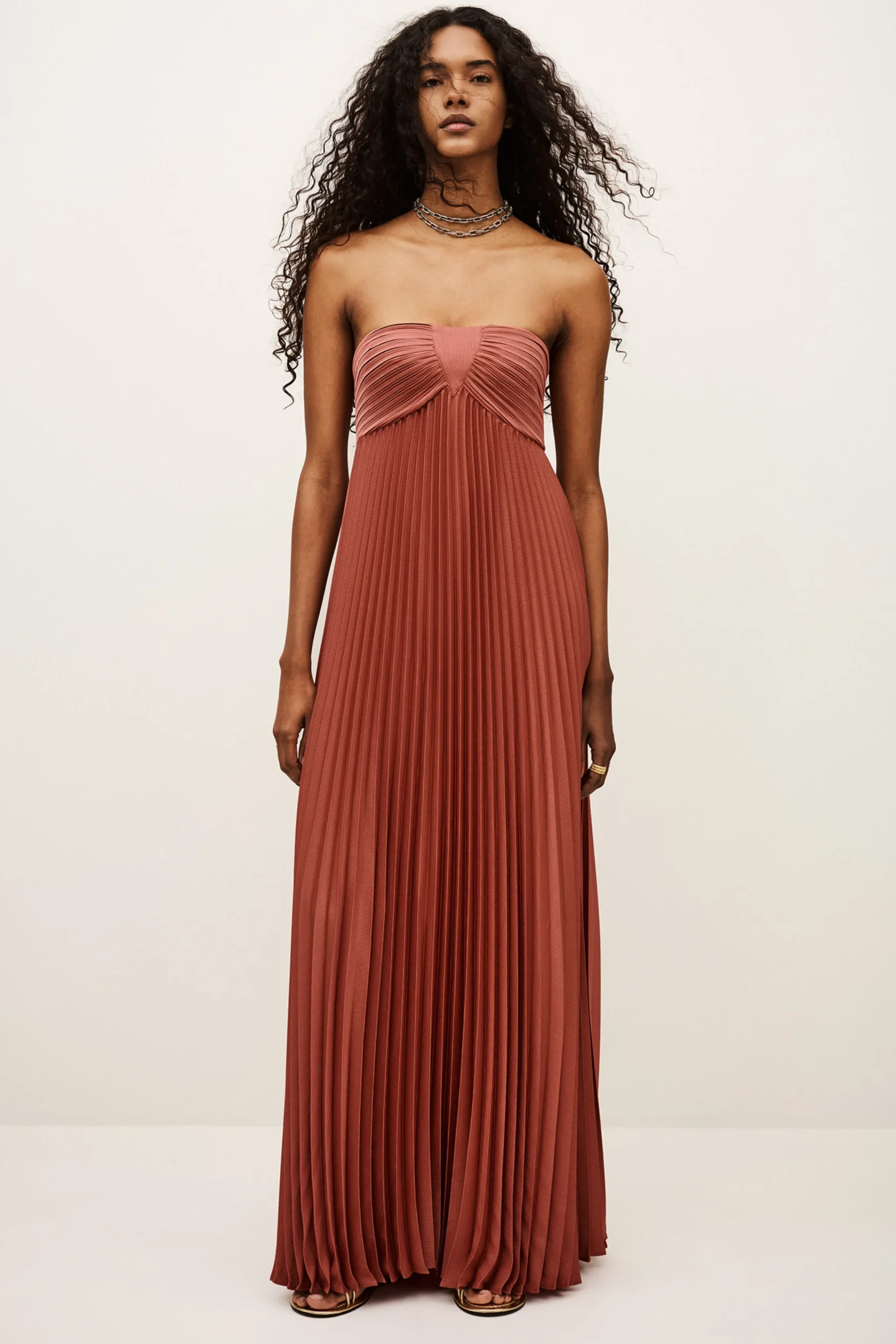 Ba&Sh WILLOW vestido largo PINK