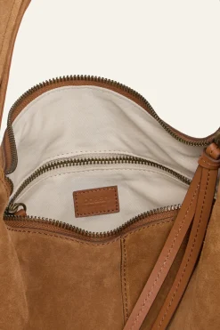 Ba&Sh YOUYOU bolso hobo de ante MARRON Outlet