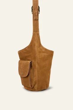 Ba&Sh YOUYOU bolso tipo saco con múltiples bolsillos MARRON Hot