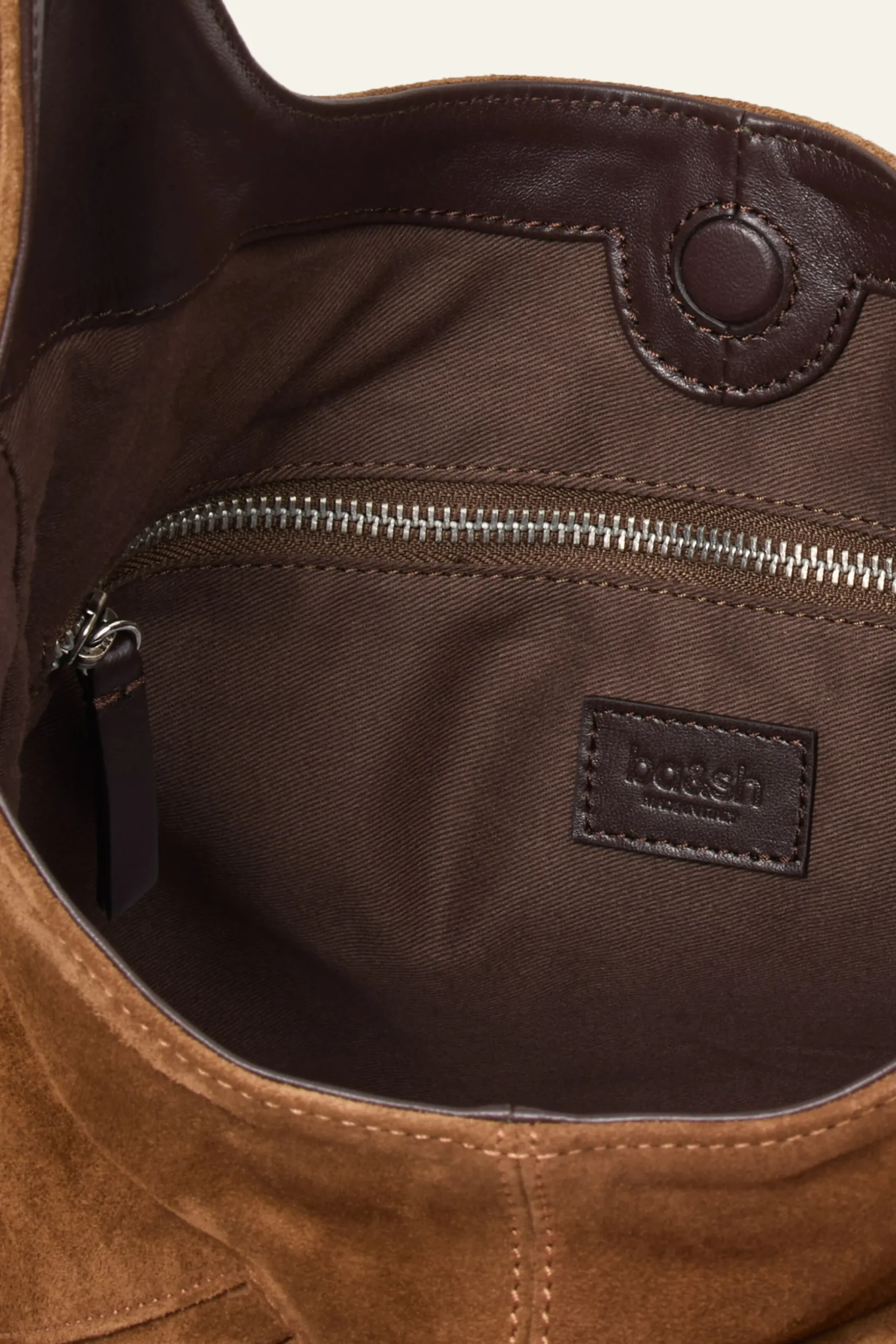Ba&Sh YOUYOU bolso tipo saco con múltiples bolsillos MARRON Discount