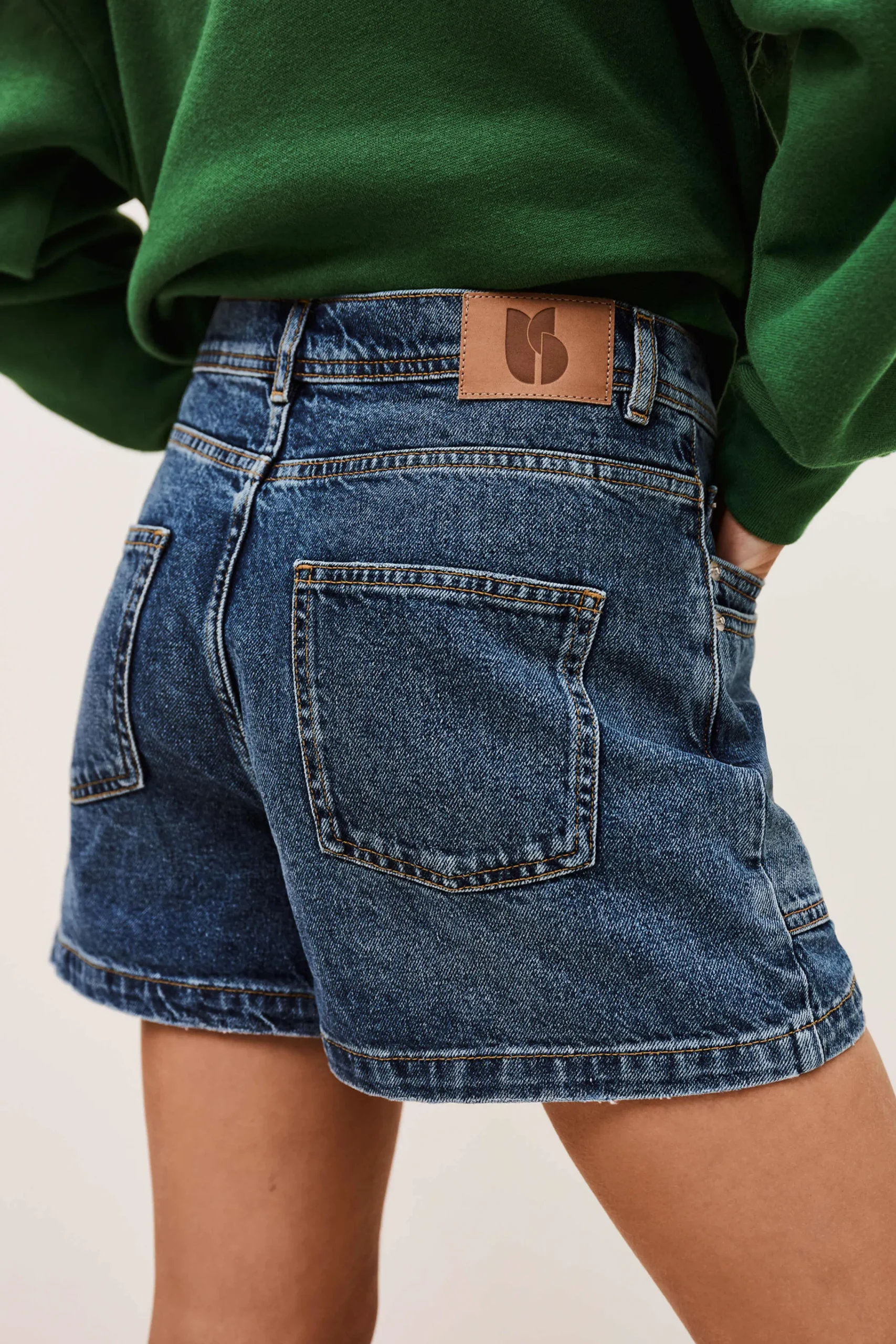 Ba&Sh ZEVY pantalón corto cargo € 145 AZUL Best