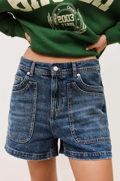 Ba&Sh ZEVY pantalón corto cargo € 145 AZUL Best