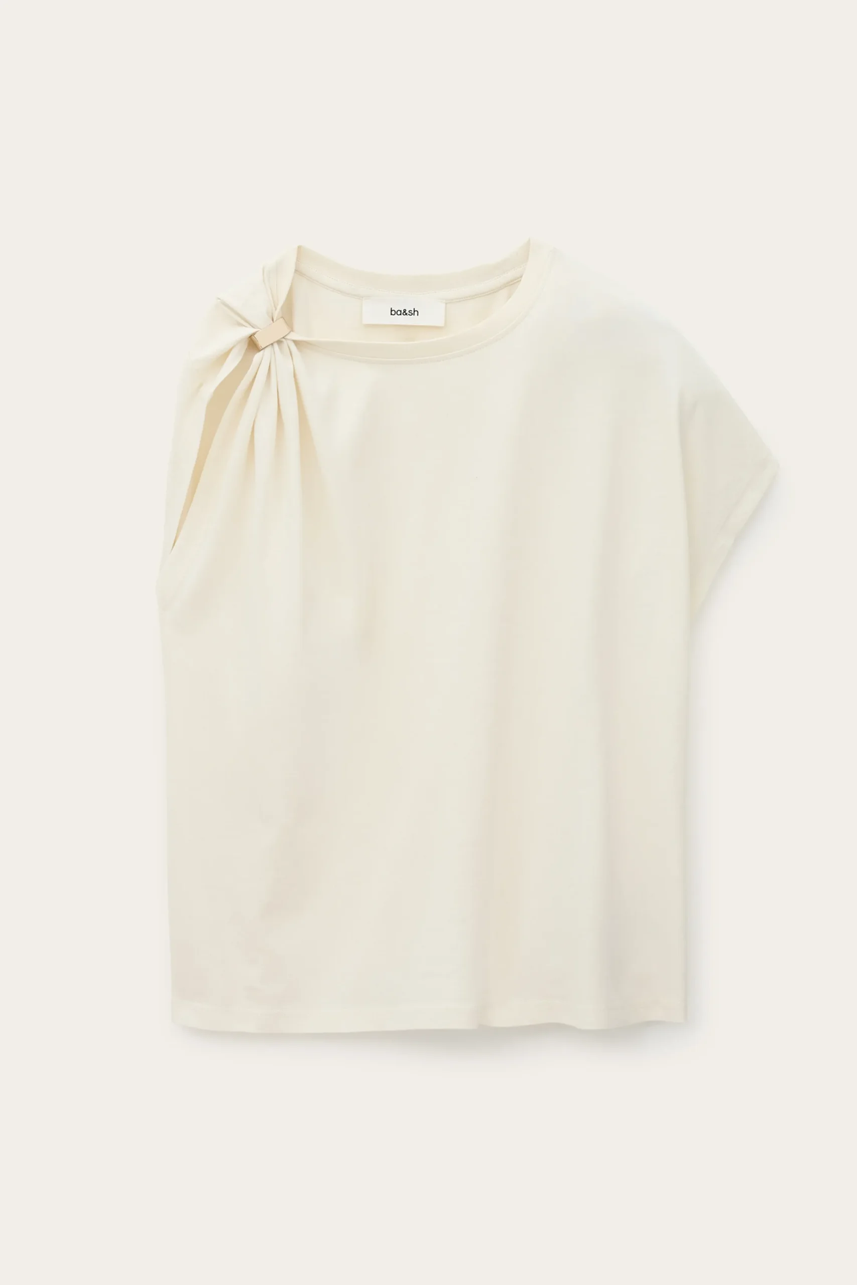 Ba&Sh ALLIA camiseta de manga corta ECRU Hot