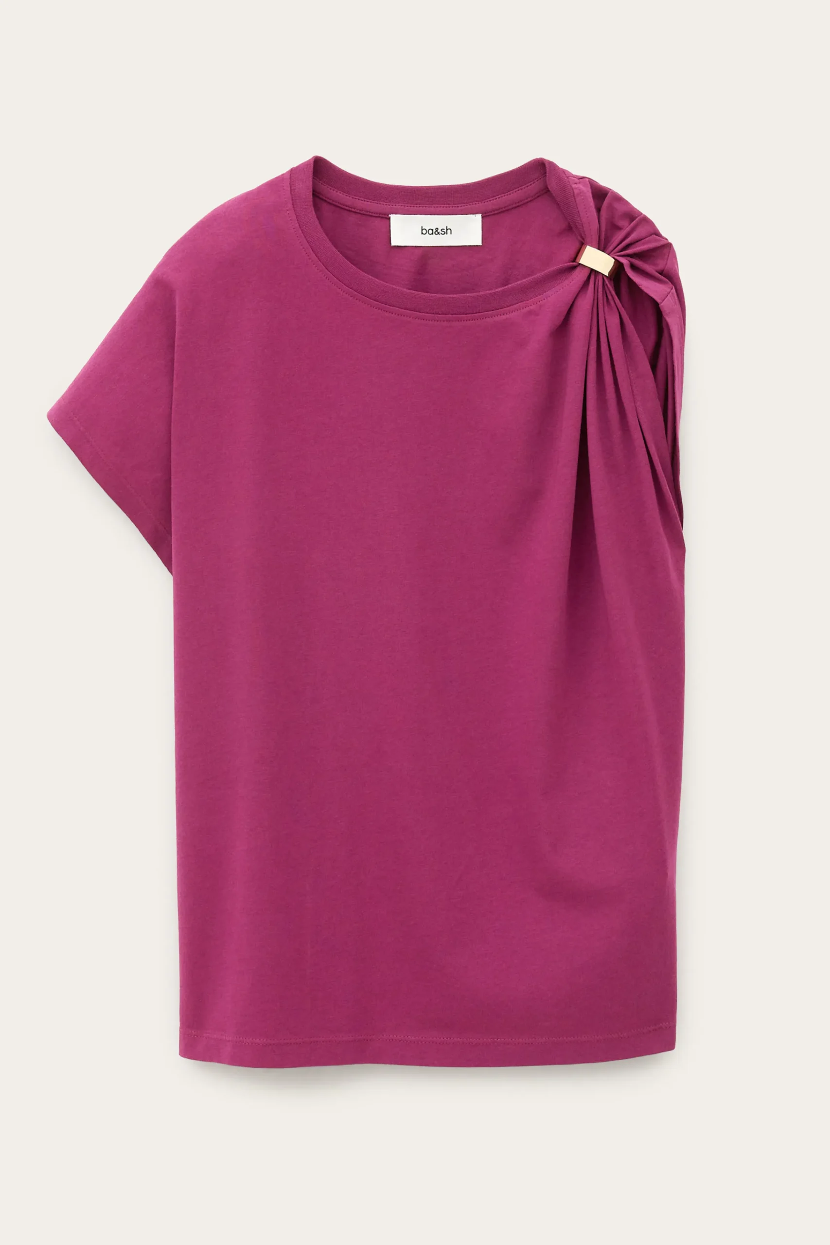 Ba&Sh ALLIA camiseta de manga corta PÚRPURA Clearance