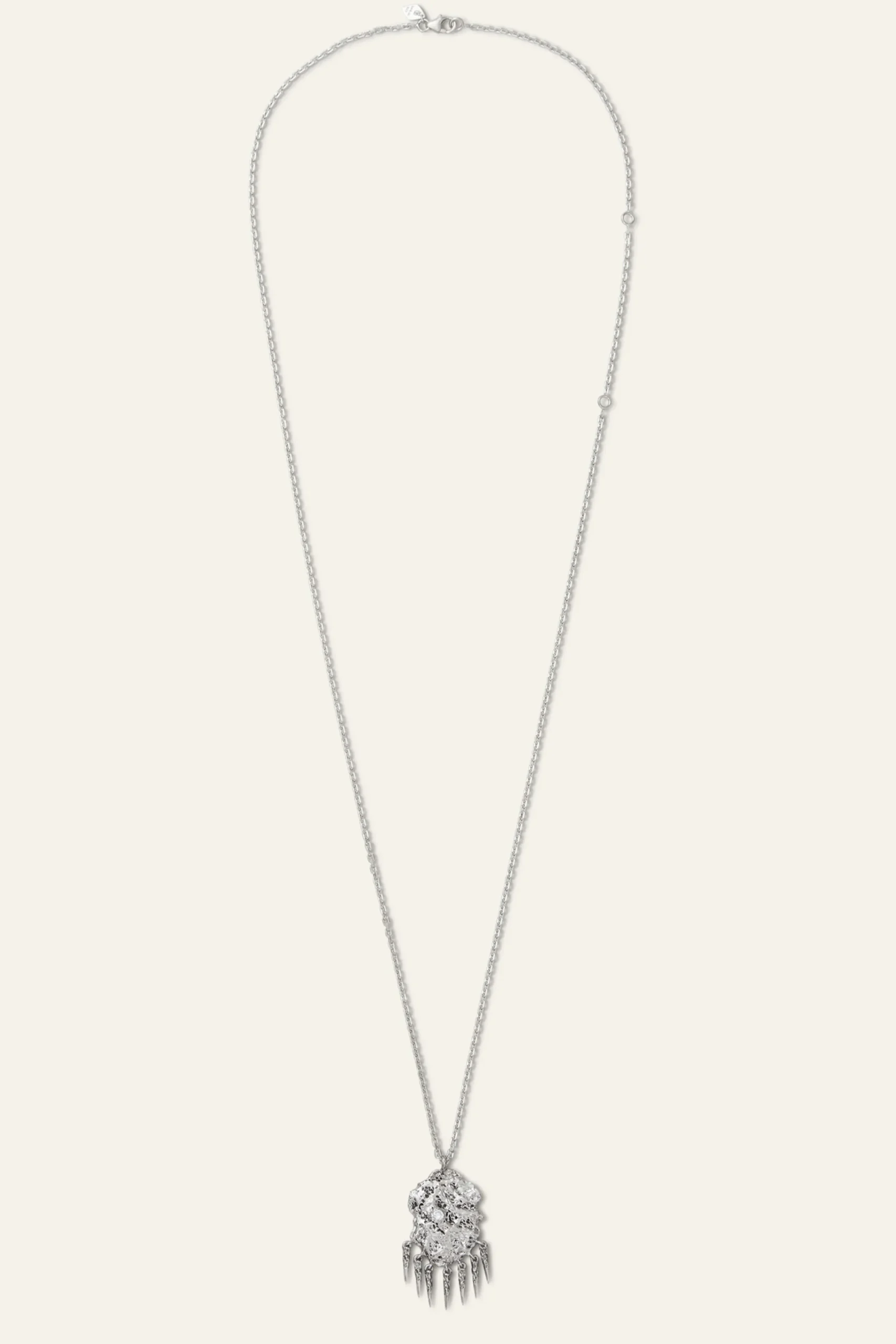 Ba&Sh ANOUCHKA collar con colgante de circonita GRIS